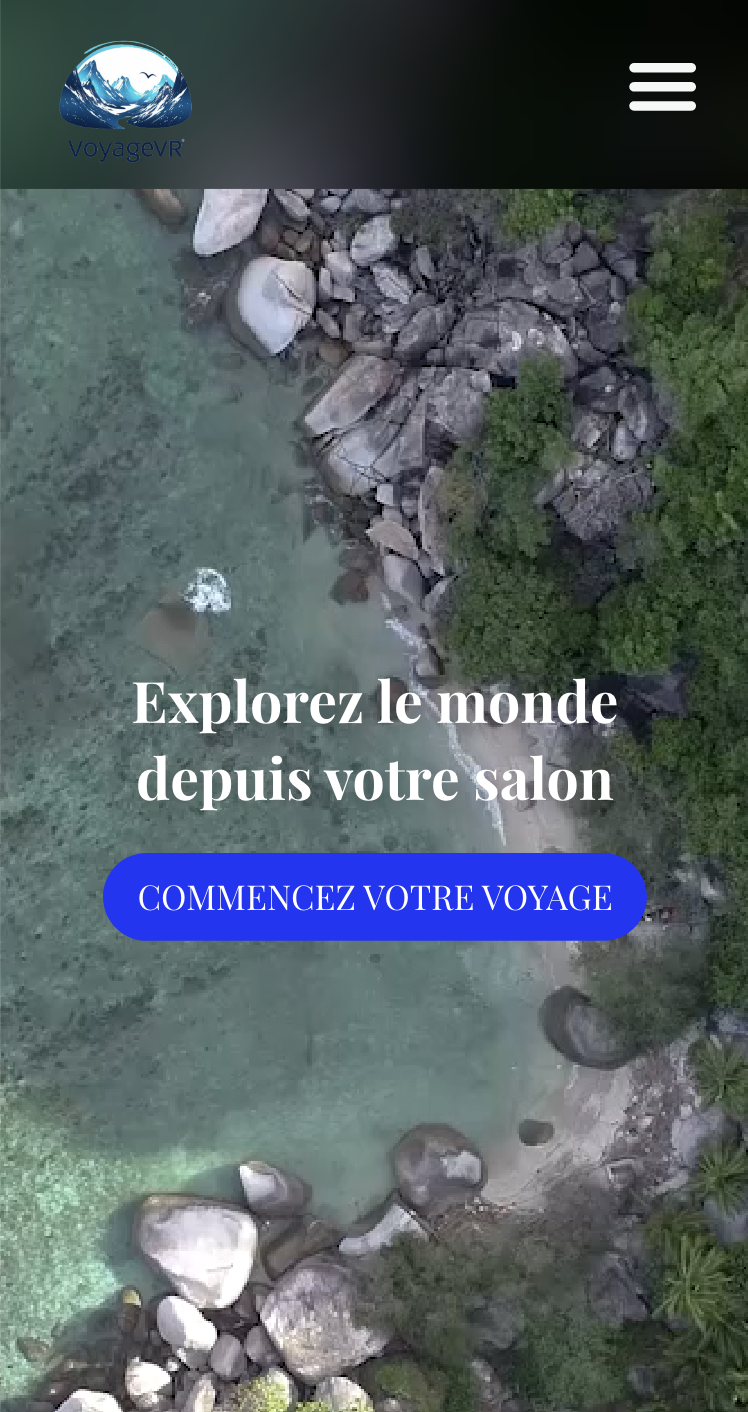 MAQUETTE WEB VOYAGE VR MÉLISSA PERRINEAU
