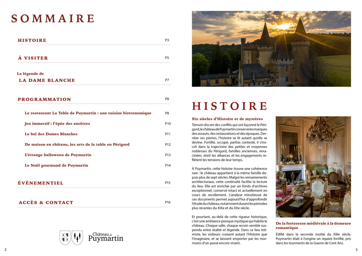 DOSSIER DE PRESSE CHÂTEAU DE PUYMARTIN